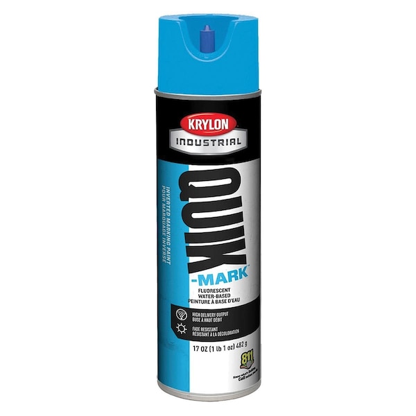 Krylon Quik-Mark Water-Based Inverted Marking Paint, 12PK A03620004 - main